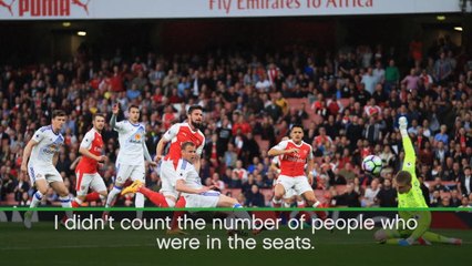 Empty Emirates didn't affect Arsenal - Wenger