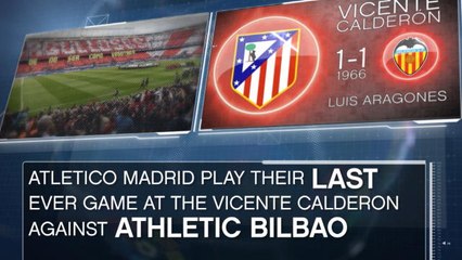 Fact of the day... last ever match at the Vicente Calderon
