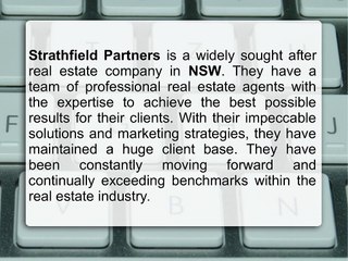 Strathfield Partners Has a Strong Presence in the Real Estate Industry