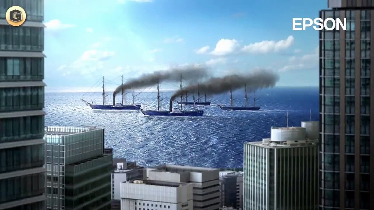 米倉涼子 CM エプソン プリンター 「スマートチャージ来航！」篇