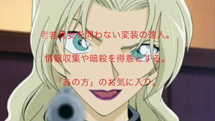 【名探偵コナン漆黒の悪夢公開記念】黒の組織まとめ