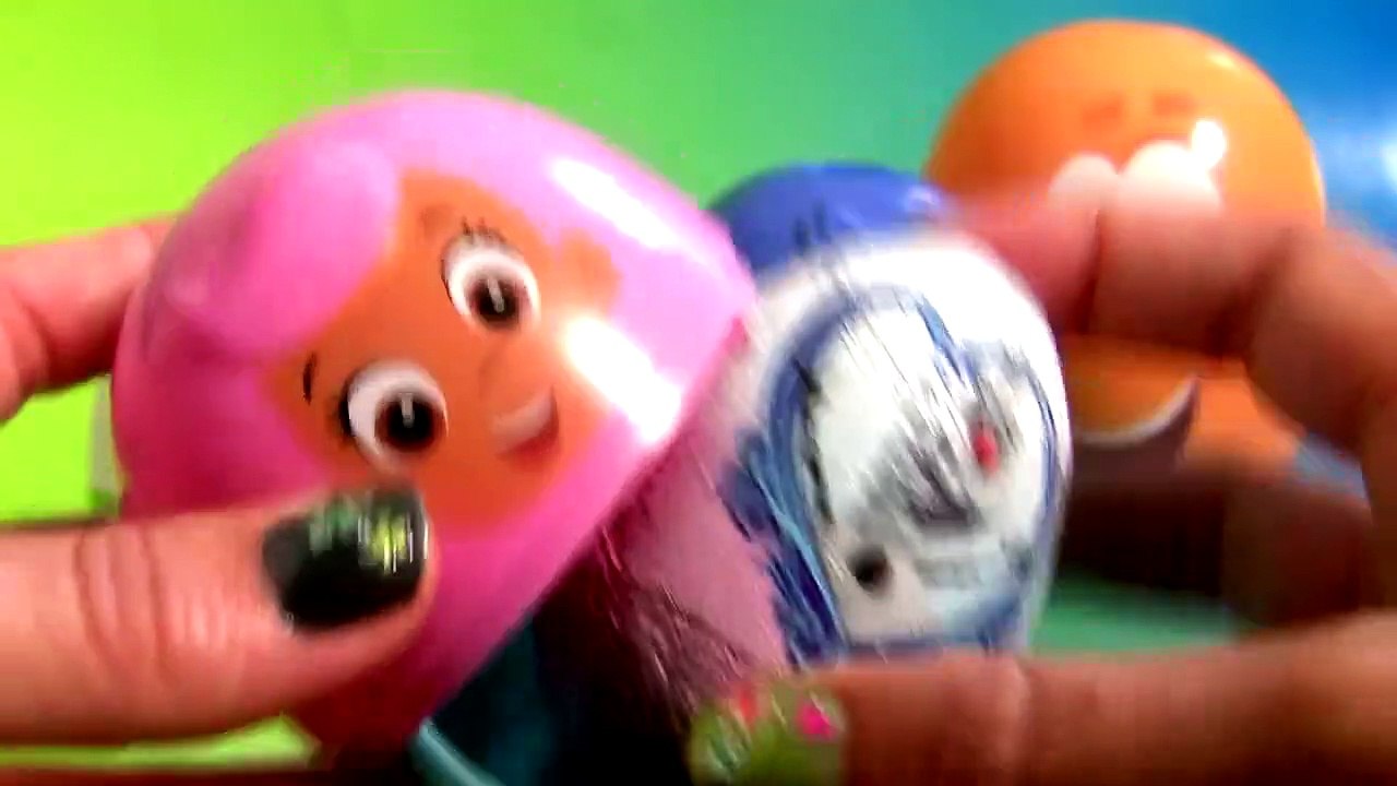 Bubble Guppies Stacking Cups Toy Surprise Eggs from Paw Patrol, Disney Frozen Elsa, Nurse
