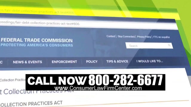 Debt collections harassment is against the law