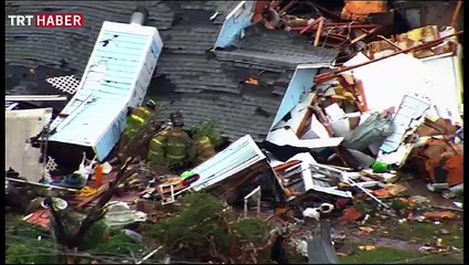 ABD'nin bazı eyaletlerinde hortum ve fırtına ortalığı yıkıp geçti
