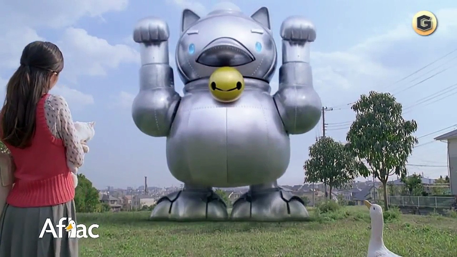 宮崎あおい アフラック Cm まねきねこダックx Video Dailymotion
