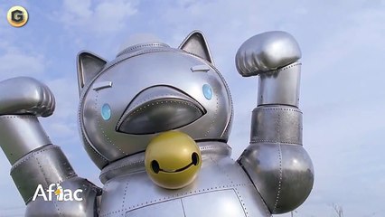 宮崎あおい アフラック CM まねきねこダックX ①