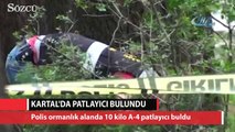 Kartal'da ormanlık alanda 10 kilo A-4 patlayıcı bulundu