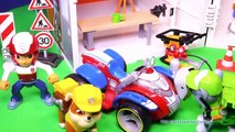 PAW PATROL Nickelodeon Paw Patrol Rockys Repair Shop a Paw Patrol Toy Video Parody