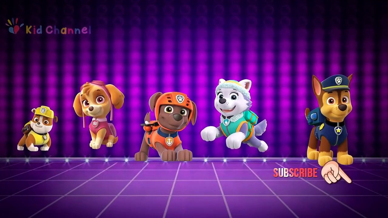 Paw Patrol Finger Family Nursery Rhymes Kids Songs