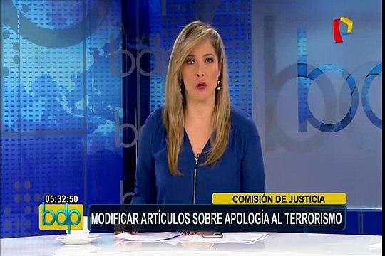 Comisión de Justicia aprueba modificar artículo sobre apología al terrorismo