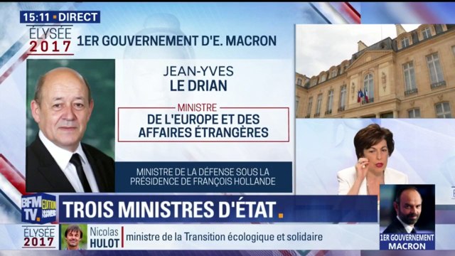Gouvernement: retour sur la personnalité de Le Drian, nommé ministre des Affaires étrangères