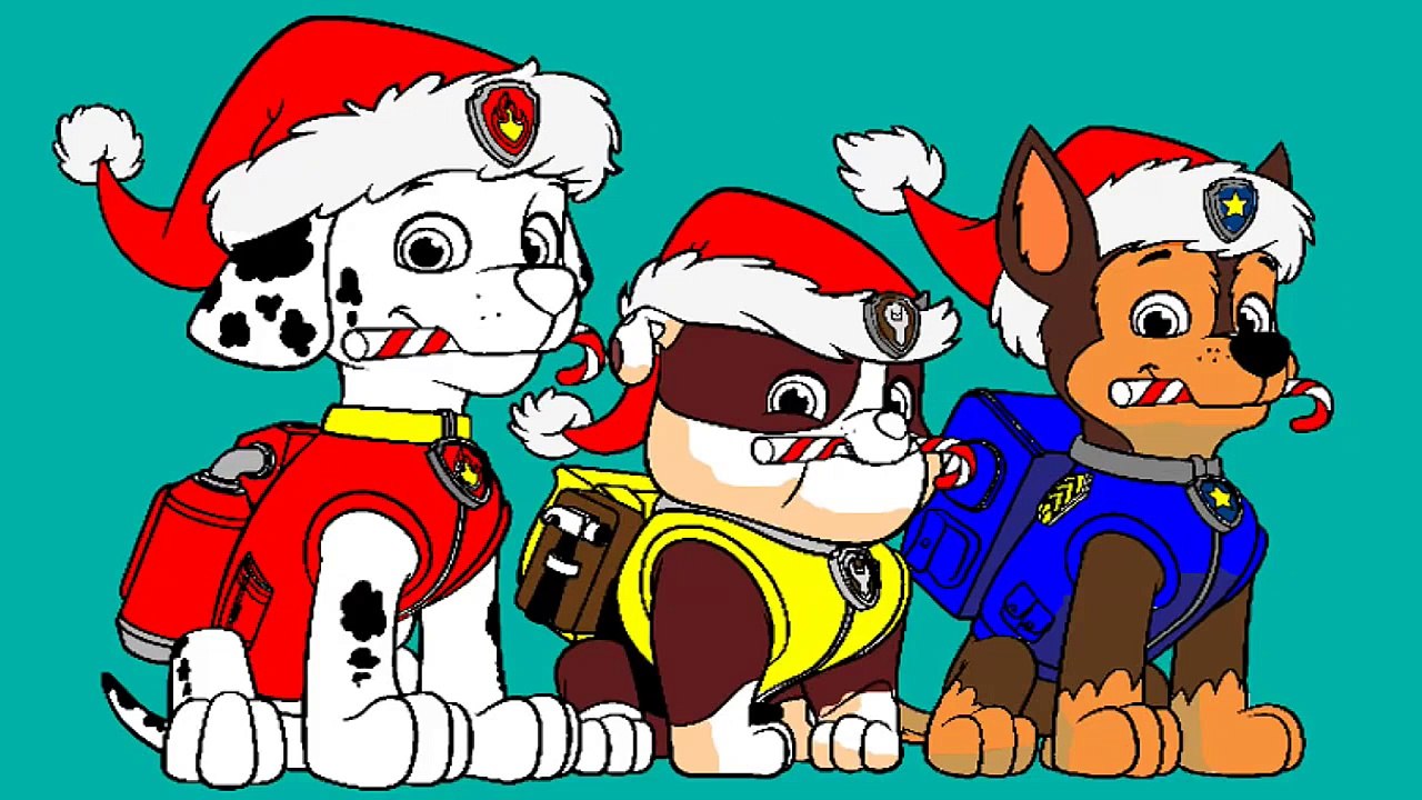 Paw Patrol Coloring Pages for Kids ► Paw Patrol Coloring Games ► Paw Patrol Christmas