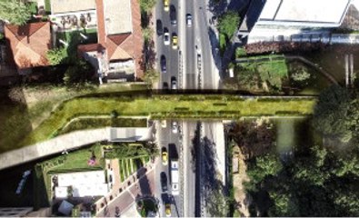 Gezi Parkı'na Yapılacak Olan Ekolojik Köprünün Görselleri Yayınlandı