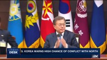 i24NEWS DESK | S.Korea warns high chance of conflict with North | Wednesday, May 17th 2017