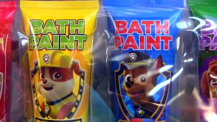Paw Patrol Bath Time Paint Set ! || Toy Unboxing || Konas2002