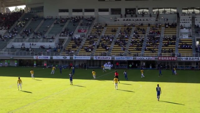 20151018 アビスパ福岡VS栃木SC　惇ゴール！