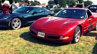 American Classic Sports Muscle Cars Corvette's Mustang's at Croxley Green Car Show