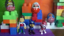3 Kinder Surprise Eggs Unboxing Toys | PAW PATROL Toys Rubble Skye | Paw Patrol Videos for