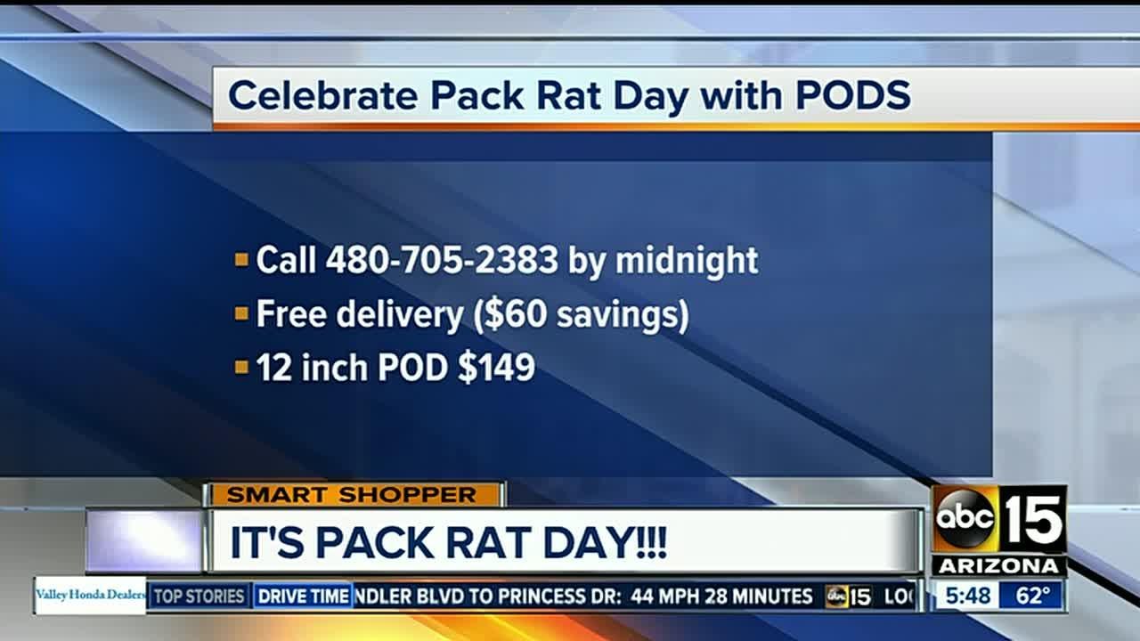 It's Pack Rat Day, so it's time to clean up!