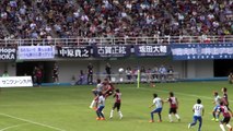 20150920 アビスパ福岡VSコンサドーレ札幌　末吉劇的逆転ゴール！