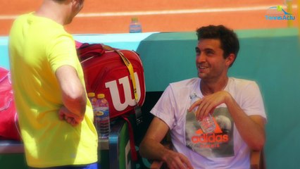 ATP - Rome 2017 - Gilles Simon : "J'ai dû me reconstruire avec une infiltration au genou après Monte-Carlo"