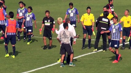 20140928 アビスパ福岡VSカターレ富山 試合終了～挨拶