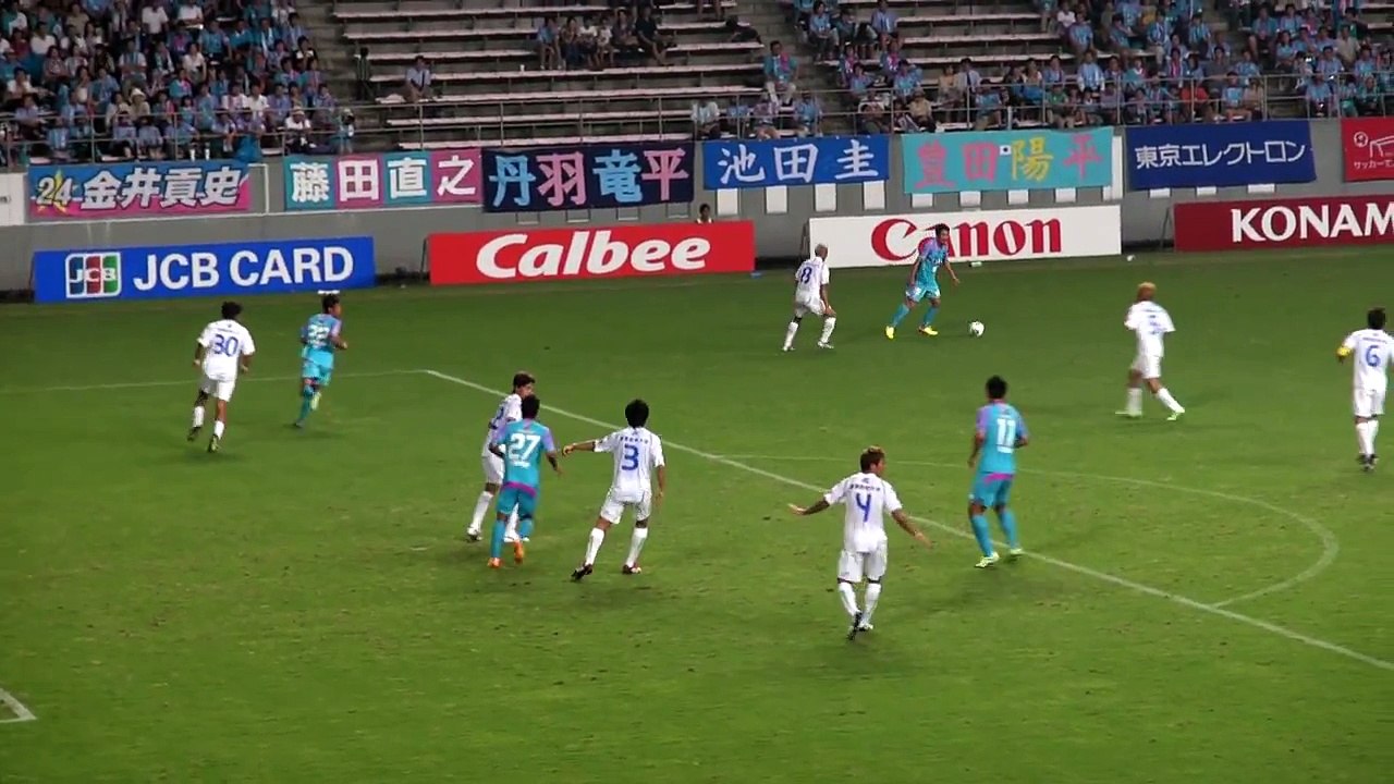 20130914 サガン鳥栖VS湘南ベルマーレ 追いつけず悔しがるミヌ
