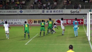 20130720 アビスパ福岡VS FC岐阜　金久保ゴール！