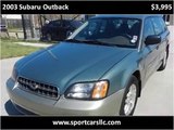 2003 Subaru Outback Used Cars Metairie LA