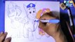 Dibujando a los personajes de Paw Patrol DE Nick Jr Drawings | speed Drawing
