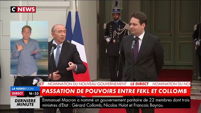 Passation de pouvoirs : le discours de Gérard Collomb