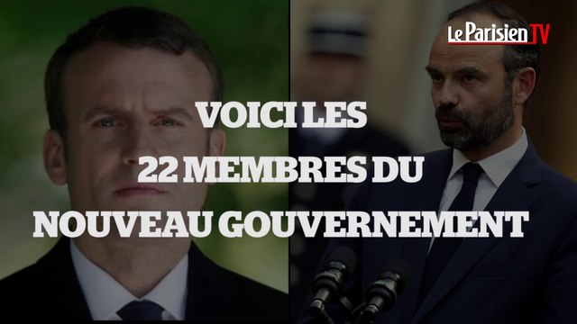 L'intégralité du gouvernement d'Edouard Philippe en images