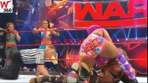 Bayley, Sasha Banks, Mickie James & Dana Brooke Vs Alexa Bliss, Nia Jax, Alicia Fox & Emma 8 Women Tag Team Match At WWE Raw