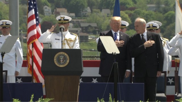 Trump addresses graduating class of the Coast Guard academy