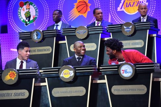 Celtics win NBA draft lottery, Lakers to pick second overall