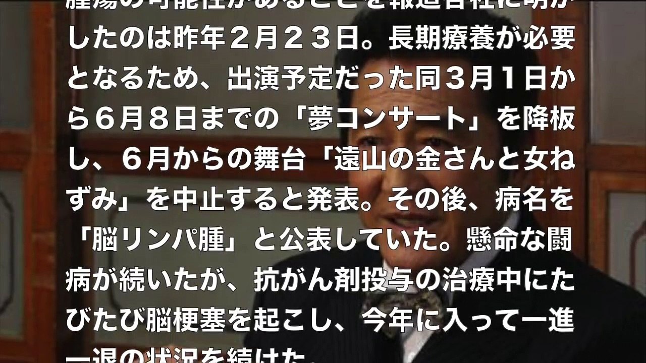 【松方弘樹】松方弘樹が急死！死因はまさかの・・・