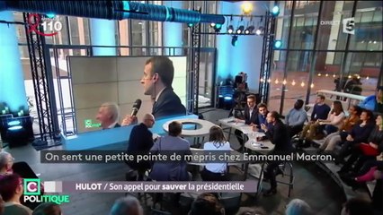 Quand Nicolas Hulot affirmait être "déçu" par Emmanuel Macron