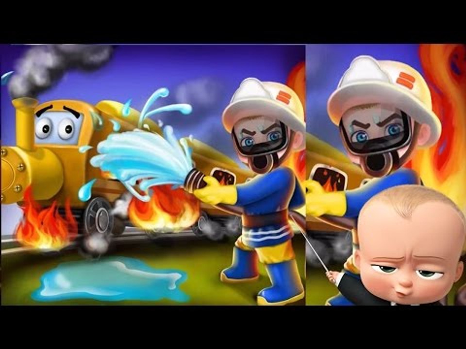 FIRE TRUCK | Fire Train for kids - Game Cartoon for Children | Kids Adventure - Videos for Kids