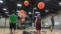 Giant Basketball Trick Shots