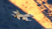 Military Aircraft in Death Valley Canyon !!!