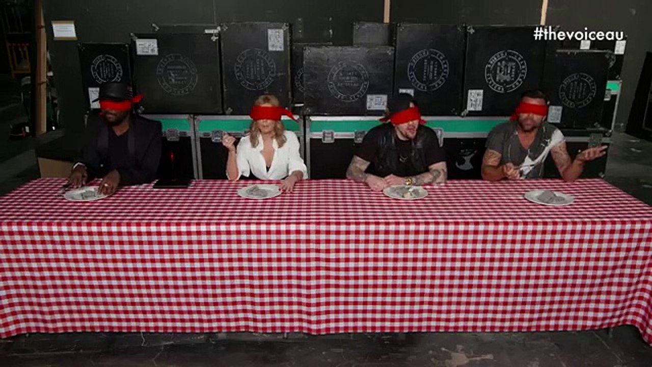 Blind Taste Test Challenge with Ricky, Joel, Kylie & Will   The Voice Australia 2014