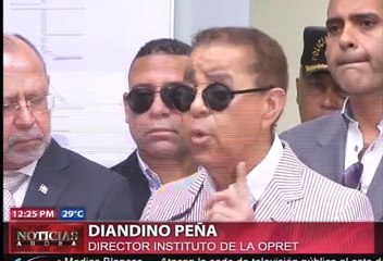Las palabras de Diandino peña a Danilo medina tras su salida
