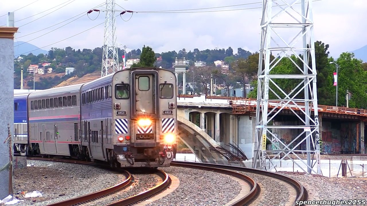 AMTRAK TRAINS (April 26th - May 16th, 2016) + BNSF METROLINK/TRAINS