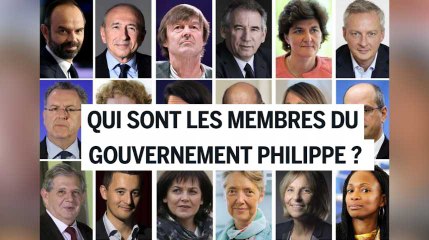 Qui sont les ministre du gouvernement Philippe ?
