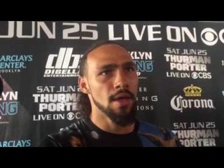 Keith Thurman epic interview on Ben Getty being top 5 in boxing - esnews