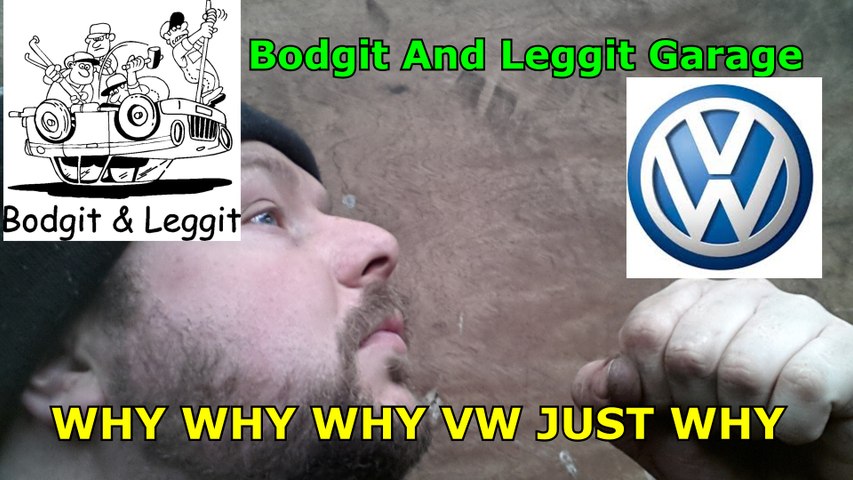 alternator replacement vw passat (WHY WHY WHY WHY VW) bodgit and leggit garage