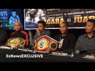 ALBERT PAGARA SAYS MANNY PACQUIAO IS HIS INSPIRATION; DESCRIBES CESAR JUAREZ AS "HARD FIGHTER"