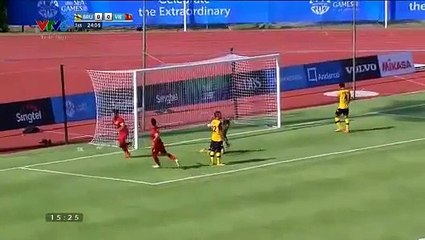 Thanh Bình mở tỉ số cho U23 Việt Nam