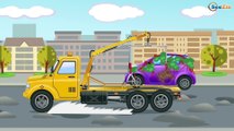 JCB for children Truck and JCB Excavator w Crane  1 HOUR Kids Video Educational Trucks Cartoon