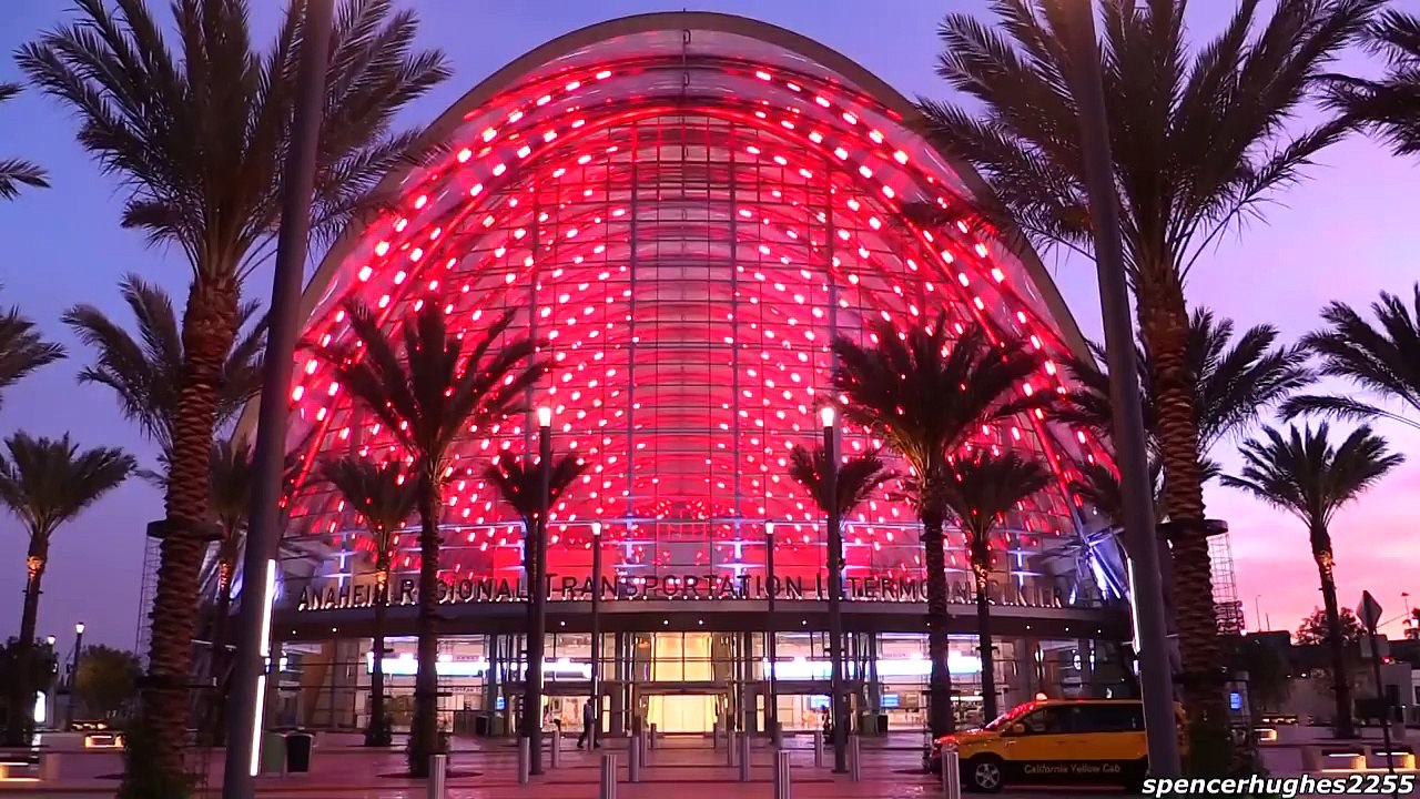 Amtrak Trains @ (ARTIC) Anaheim Regional Transportation Intermodal Center